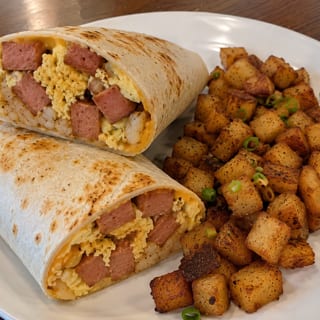 BB3: Spam Breakfast Burrito