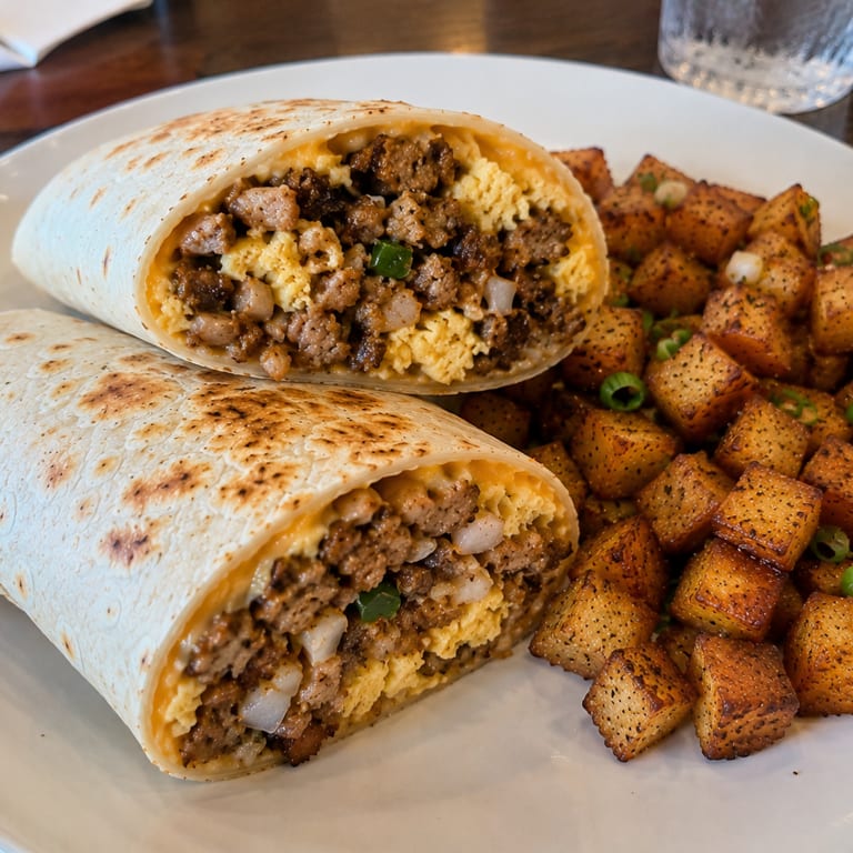 Delicious Breakfast Burrito